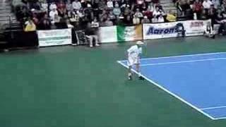 Roddick imitates Sampras [upl. by Ybbed]