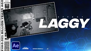 Laggy Effect PUBG  After effects tutorial [upl. by Ainek801]