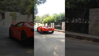 Indias 2nd Lamborghini Revuelto in Aranció Apodis shade 🍊 lamborghini revuelto v12 trending [upl. by Moyer]