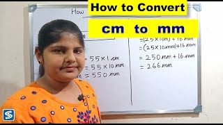 how to convert cm to mm  conversion of cm into mm  Centimeter into millimeter [upl. by Maridel]