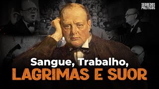 Discurso Sangue Trabalho Lágrimas e Suor  Winston Churchill  Dublado em Português [upl. by Revell185]