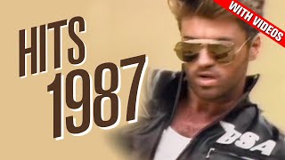 Hits 1987 1 hour of music ft The Cure TPau Heart George Michael U2 Whitesnake INXS  more [upl. by Artenak]