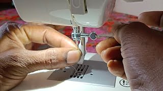 how change needle singer start 1304 1306 sewing machine 9361384348 [upl. by Aiel949]