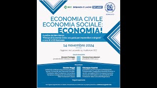 ECONOMIA CIVILE ECONOMIA SOCIALE ECONOMIA [upl. by Phineas253]