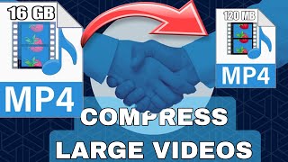 HOW TO COMPRESS amp SEND LARGE VIDEOS FILES WITHOUT LOSING QUALITY [upl. by Renate568]