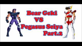 Cavalieri dello zodiaco  Saint Seiya 1vs1  Pegasus Seiya VS Bear Geki  PART 2 ITA [upl. by Scoles834]