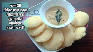 बनवा 15 मिनिटांच्या आत इडलीचटणी । idalichatni marathi recipe । [upl. by Hanleigh]