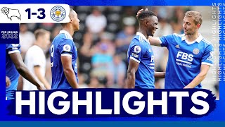 Highlights  Derby County 1 Leicester City 3  Pre Season 2022 [upl. by Bael]