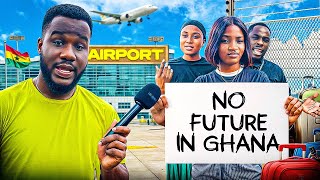 Ghanaian Youth are Angry and Fed Up They Want to Leave the Country [upl. by Eenaj]