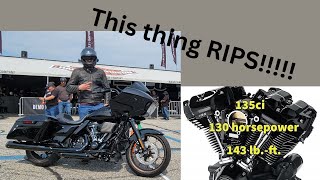 Screamin Eagle 135 Road Glide ST Review Make It Illegal [upl. by Dnaletak]