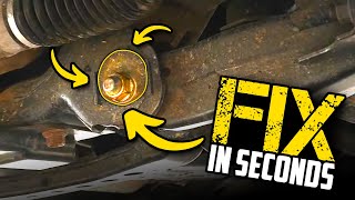 EASY FIX Clunk Noise Under Car When Reversing Or Braking  Creak Bang after Alignment [upl. by Hoffert]