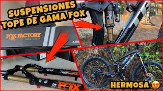 SUSPENSIONES TOPE DE GAMA A MI TREK  SHOCK FOX FLOAT X Y FOX FACTORY 36 kashima 😍 [upl. by Lyle]