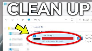 How To Free Up Disk Space On Windows [upl. by Sagerman]