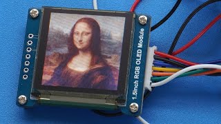 Display Full Color Images on ESP32  SSD1351 OLED [upl. by Sweet]