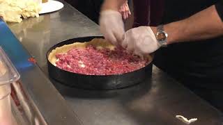 Making Pizzeria Unos Sausage Deep Dish [upl. by Nashom964]