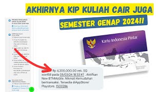 KIP KULIAH SUDAH CAIR [upl. by Crescentia]