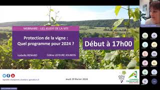 Protection phytosanitaire des vignes en Champagne  quel programme pour 2024 [upl. by Nere162]