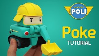 Transformed into clay♥ Poke became so soft  Friends of Robocar POLI  Gony’s Claytown [upl. by Itsim]