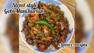 Gobi Manchurian  street food  Kannada recipe  Homemade [upl. by Kenison748]