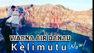 Kelimutu Danau tiga warna yang mempesona di NTT  DRONE AERIAL KELIMUTU [upl. by Alhan352]