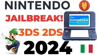 Nintendo 3DS 2DS Modifica Jailbreak ITA 2024  Luma3DS amp HomeBrew nintendo jailbreak tutorial [upl. by Latif]