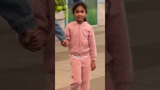 AlluArha and AlluSnehaReddy spotted at the airport  AlluArjun  Gulte [upl. by Asen]