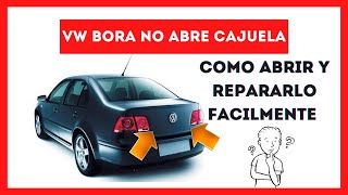 🔥VW BORA Abrir y Reparar Baúl o Cajuela [upl. by Ennoirb182]