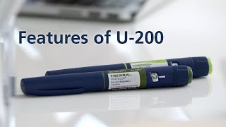 Tresiba® insulin degludec injection 200 UmL FlexTouch® U200 Features [upl. by Lymann]