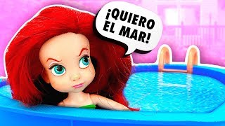 ❌ ¡La SIRENITA está Viviendo en la PISCINA │ La Sirenita Disney [upl. by Ulla]