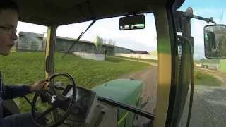 John Deere 6510 SOUND  GoPro [upl. by Aciretahs]