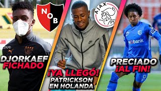 PATRICKSON DELGADO LLEGA A HOLANDA PARA UNIRSE AL AJAX DJORKAEF FICHA EN ARGENTINAANGELO NOVEDADES [upl. by Minoru723]