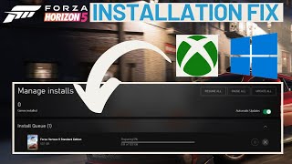 Unable to install Forza horizon 5  Xbox Gamebar Microsoft store [upl. by Atteragram593]