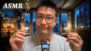 ASMR｜綿棒で直接マイクをカリカリ｜Microphone Directly with a Cotton Swab [upl. by Eadrahc985]