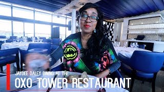 Dining at the OXO Tower Restaurant  LONDON RESTAURANT WITH A VIEW [upl. by Batha]