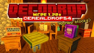 DecoDrop Addon 121 120 – MCPEBedrock Mod  Uday Gaming [upl. by Hoseia]