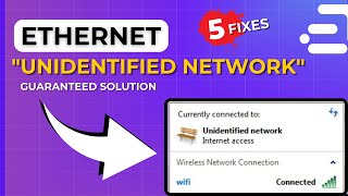 How to Fix Ethernet quotUnidentified Networkquot Problem on Windows 11amp10 [upl. by Hilar]