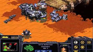 Starcraft Brood War  Terran Mission 5 Emperors Fall Birds of War Pt3 [upl. by Isdnil97]