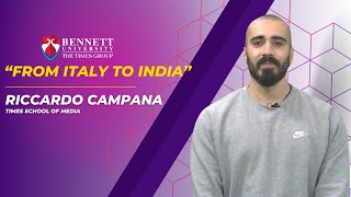 Riccardo Campanas Extraordinary Journey from Italy to Bennett University [upl. by Octavius]