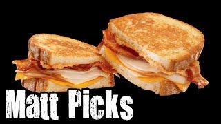 Matt Picks  Jack In The Box Turkey Bacon Cheddar Sandwich [upl. by Rorry]