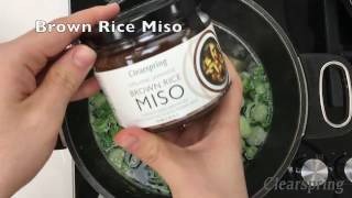 How to make Vegan Miso Soup  Clearspring [upl. by Eisnyl]