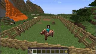 Como Domar y Montar Caballos en Minecraft en español Loquendo 2014 HD [upl. by Barthol]