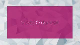 Violet Odonnell  appearance [upl. by Magree]