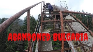 Abandoned Bulgaria  Exploring the Abandoned Ski Jump Hill in Borovets  4K [upl. by Toole]