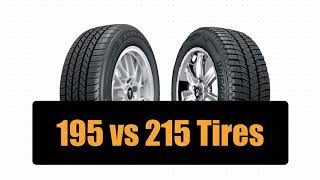 195 vs 215 Tires [upl. by Nagek]