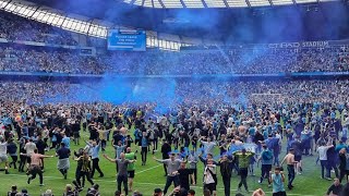 SCENES as Gundogan wins the league for city with 2 goals We threw it away Villa vs Man city vlog [upl. by Godfree452]