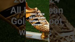 20022024 All European Golden boot winners [upl. by Bradlee804]