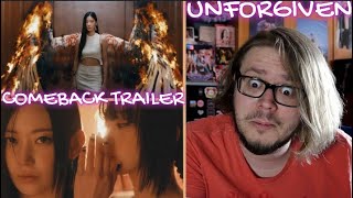 LE SSERAFIM 르세라핌 UNFORGIVEN TRAILER Burn the Bridge REACTION [upl. by Golightly]