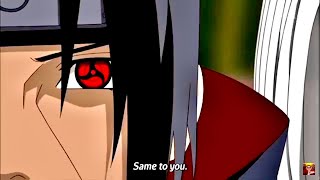 Itachi Activates Mangekyou Sharingan Sound Effect Naruto Shippuden  English Sub [upl. by Wurst]