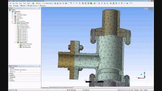 ANSYS Worbench R12  DEMO [upl. by Hanimay412]