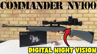 NIGHT VISION SCOPE ATTACHMENT  COMMANDER NV100  Clip On Digital Night Vision [upl. by Nylecyoj]